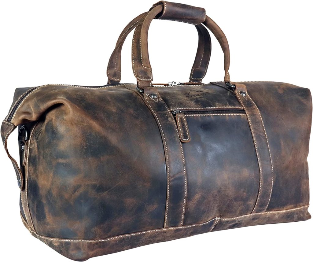 Travel Duffle Bag ALABAMA | Made Of Buffalo Leather | Design Award Winner