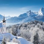 winter, snow, mountains