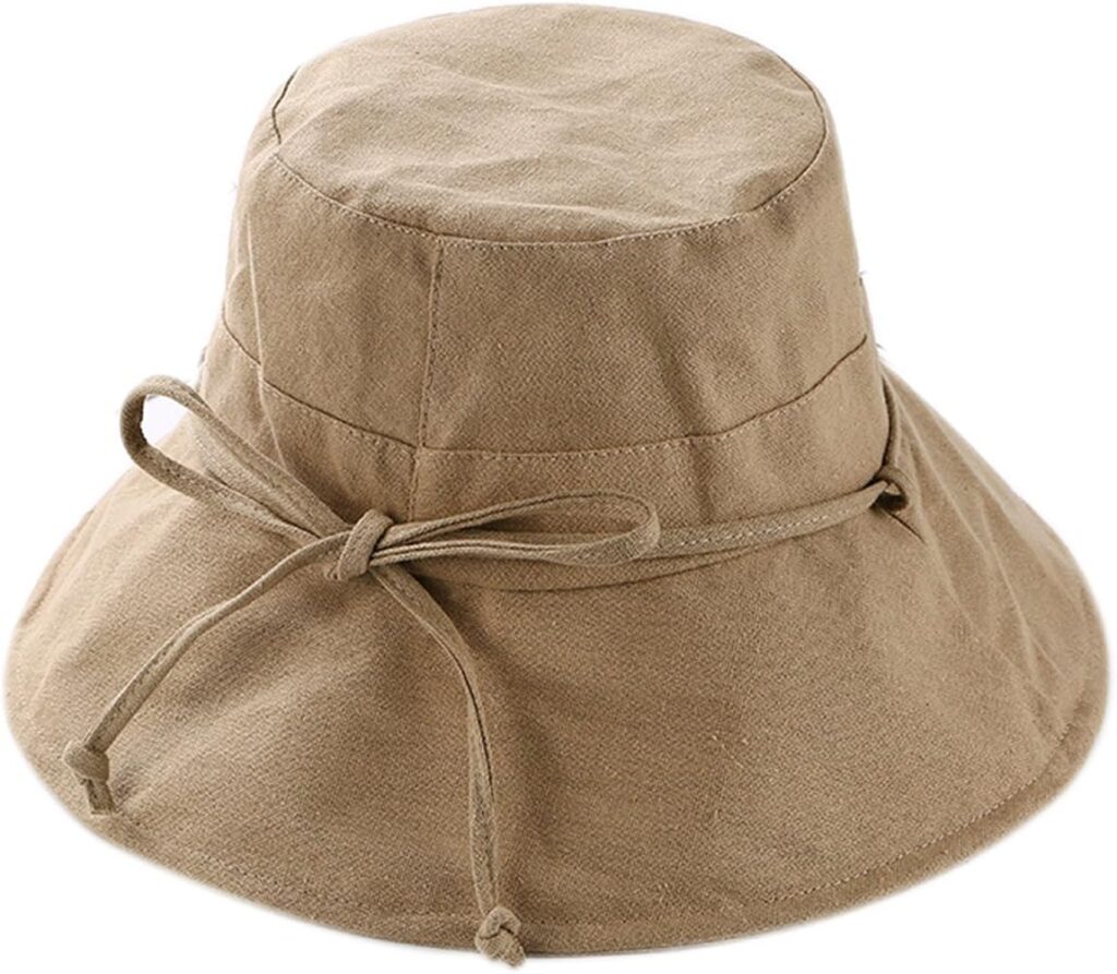 Hapee Womens Sun Hat Summer Reversible UPF 50+ Beach Hat, Foldable Wide Edge Cap