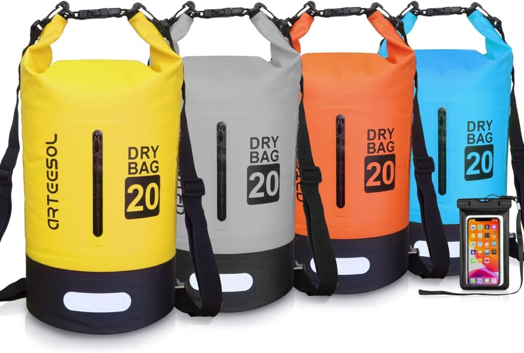 Blackace arteesol Dry Bag - 5L 10L 20L 30L Waterproof Dry Bag/Sack Waterproof Bag with Long Adjustable Strap for Kayaking Boat Trips Canoe Fishing Rafting Swimming Snowboarding