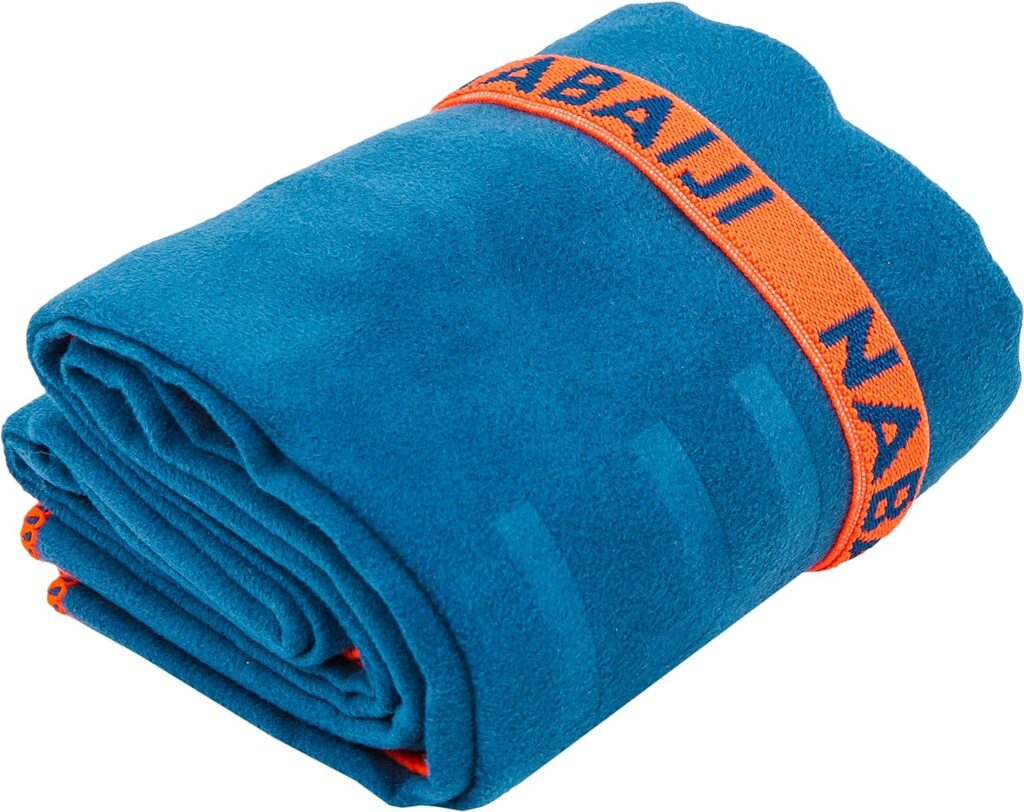 Nabaiji Microfibre Towel XXL Travel Sports Swimming Hiking Quick-Drying Microfibre Towels Ultra Light Beach / Gymnastics / Super Absorbent Towels 110 cm x 175 cm (Petrol)