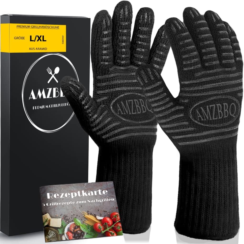 AMZBBQ Premium Barbecue Gloves, L/XL