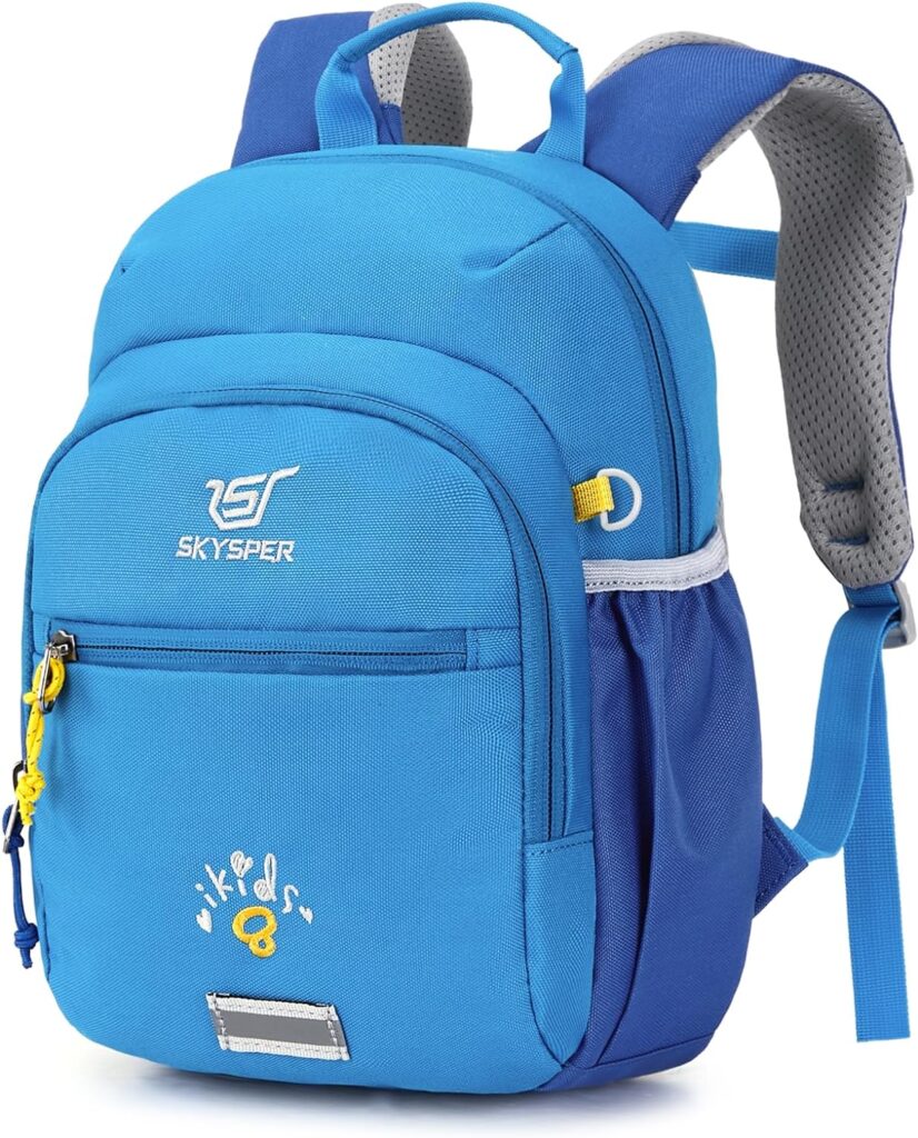 SKYSPER Childrens Backpack 8L Hiking Backpack for Children, Boys and Girls, Nursery Backpack with Chest Strap