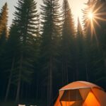 ai generated, tent, camping