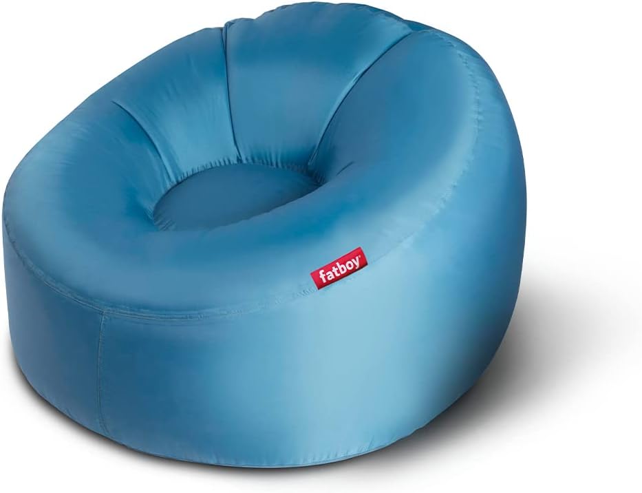 Fatboy® Lamzac 3.0 Air Sofa, Large Inflatable Sofa / Lounger / Bed in Blue, Bean Bag Filled with Air, Suitable for Outdoor Use, 110 x 103 x 62 cm