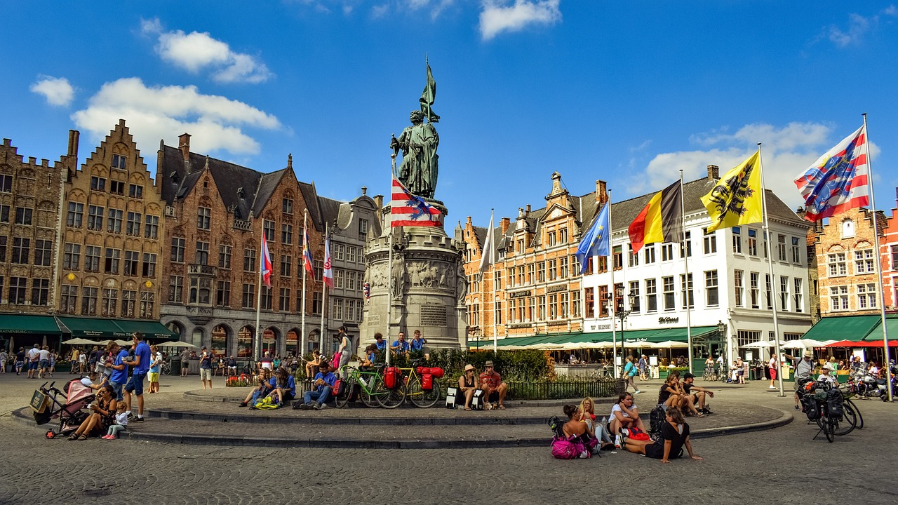 brugge, markt, square