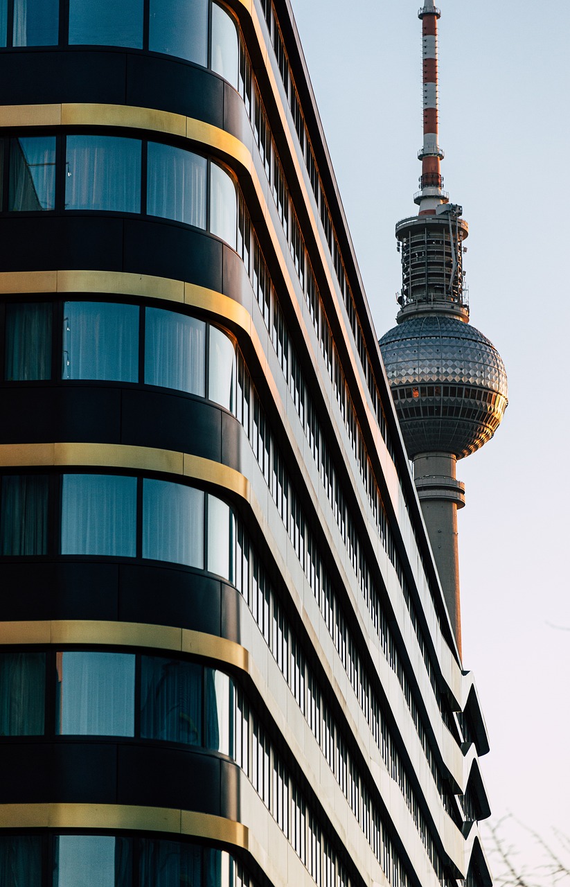 building, tv tower, berlin