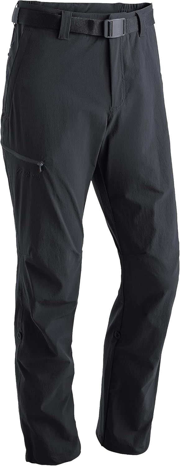 Maier Sports NIL Mens Outdoor Trousers, Functional Hiking Trousers, Breathable Trekking Trousers with Roll-up Function