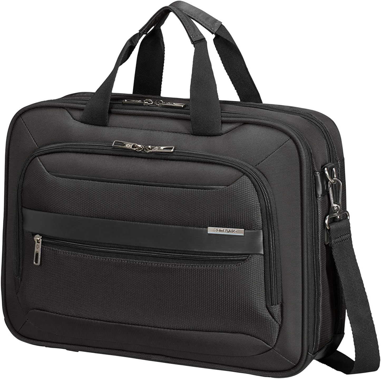 Samsonite Vectura Evo Laptop Bag, Black (Black), Contemporary