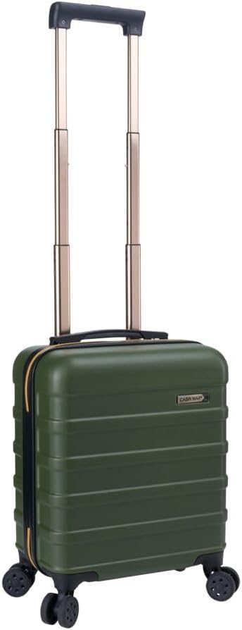 Cabin Max Anode Cabin Suitcase, Lightweight Hard Shell Suitcase, with 4 Wheels and Combination Lock, Suitcase