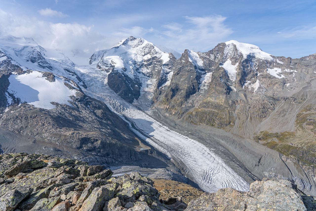 schönsten Gletscher der Schweiz