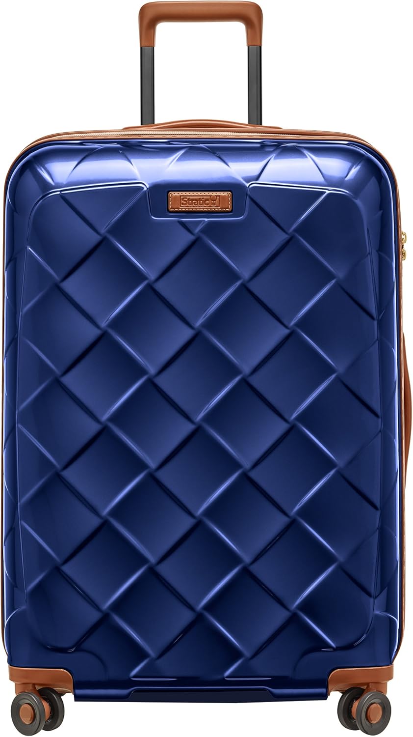 Stratic Leather  More Koffer L Hand Luggage, 76 cm, 100 liters, Blue